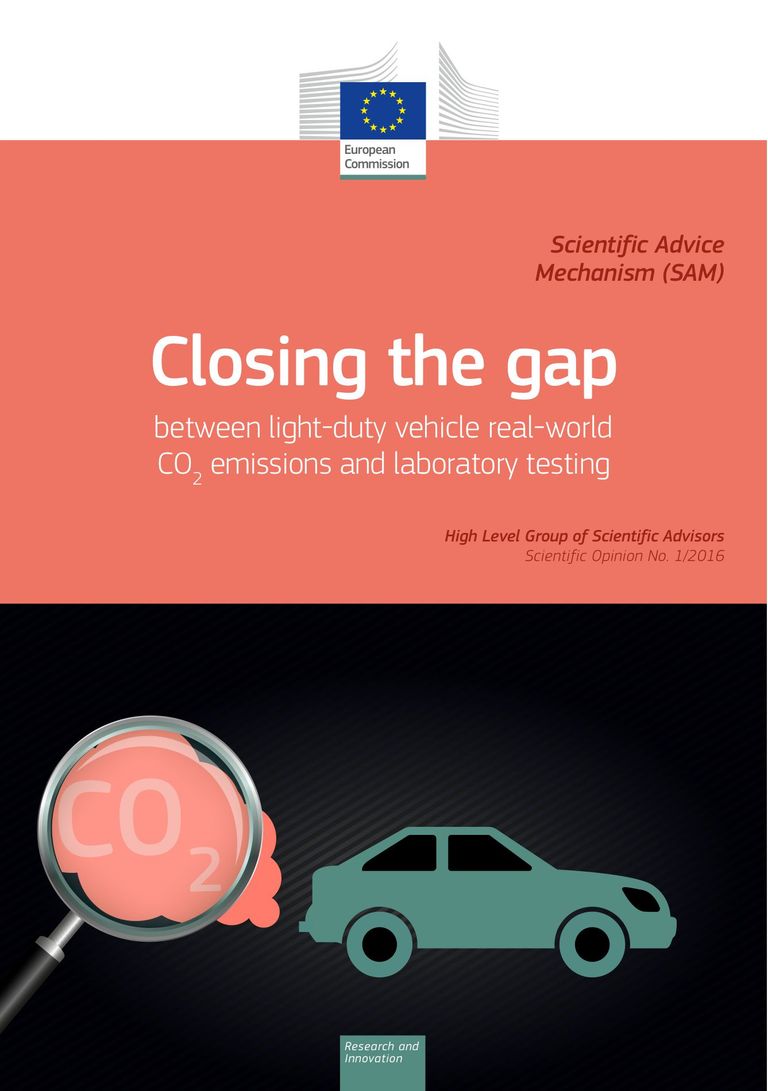 SAM Scientific Opinion "Closing the gap between light-duty vehicle real-world CO2 emissions and laboratory testing"