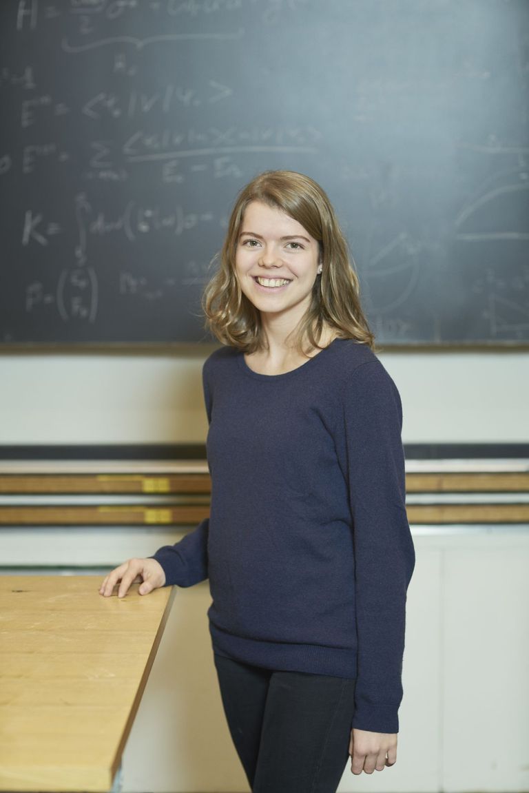 Quantum physicist Märta Tschudin from Basel.