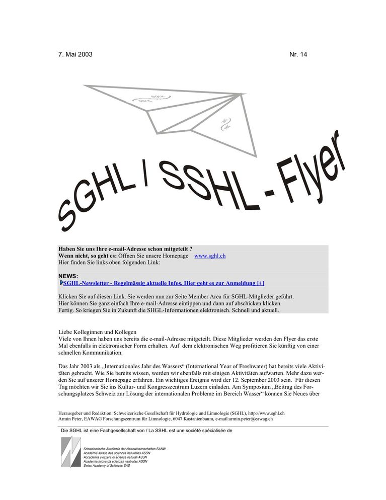 SGHL / SSHL Flyer 14