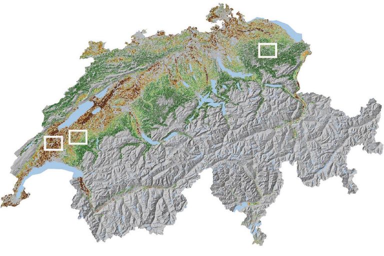 Catégories d’utilisation des terres agricoles sur le Plateau Suisse de 2000 à 2015