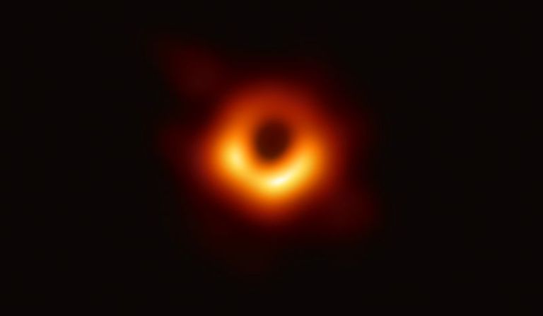 First photograph of a black hole using the Event Horizon Telescope (EHT).