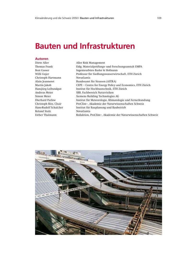 Kapitel aus CH2050: Bauten und Infrastrukturen