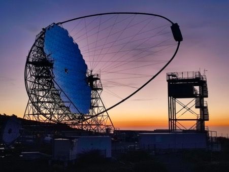 Das erste der LST-Teleskope auf La Palma