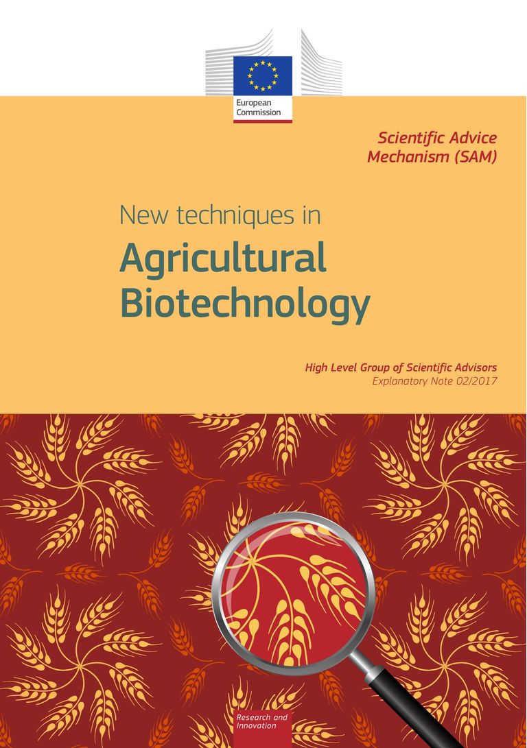 SAM Explanatory Note "New techniques in agricultural biotechnology"