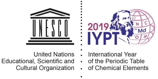 Logo of the IYPT 2019 - International Year of Periodic Table of the Chemical Elements