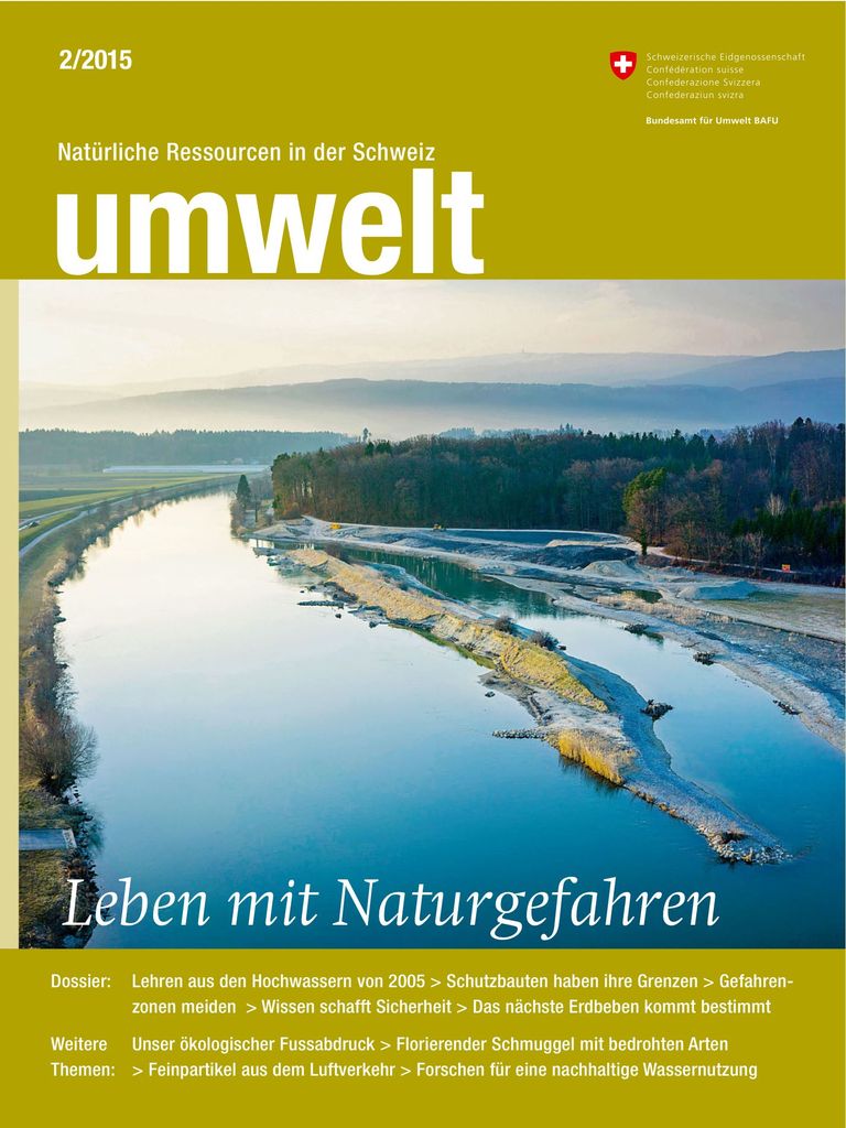 umwelt 2/2015: Leben mit Naturgefahren