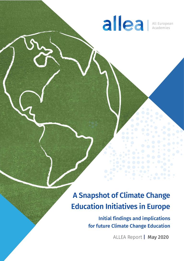 ALLEA (2020) A Snapshot of Climate Change Education Initiatives in Europe