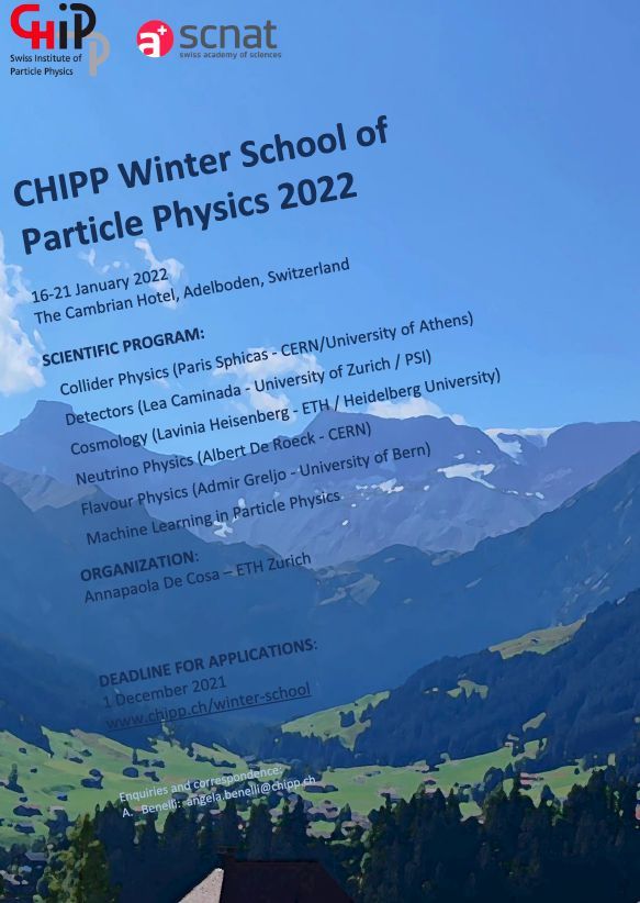 CHIPP Winter School 2022 poster