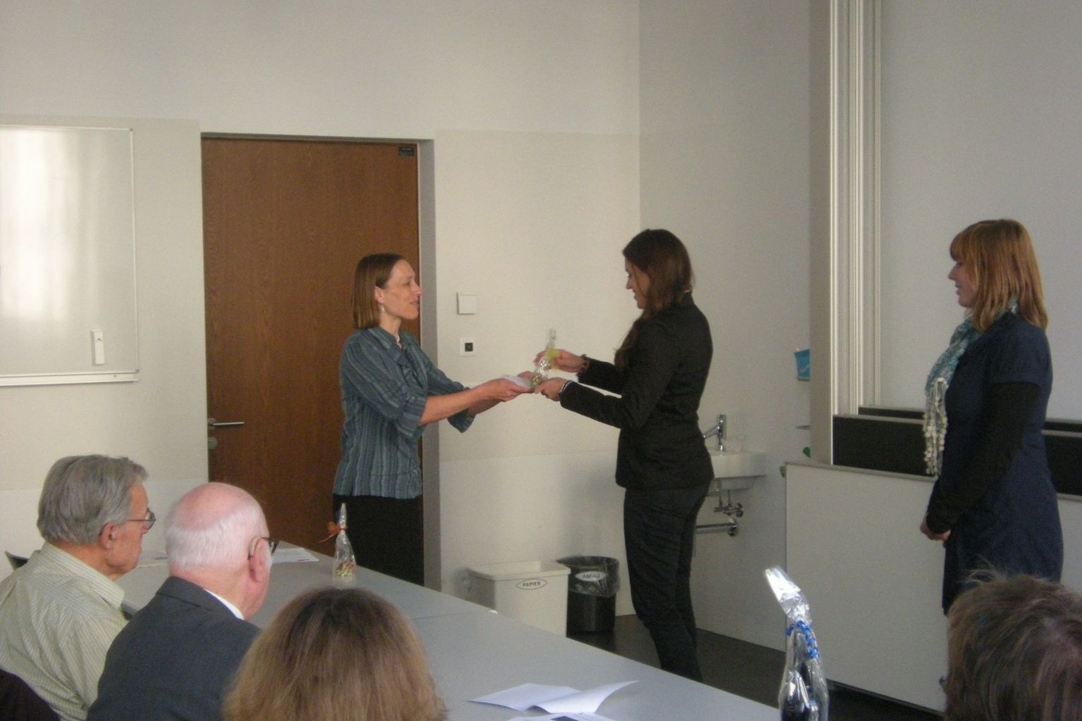 Phänologie-Preisverleihung 2011 Alexandra Blatter und Katja Indermühle