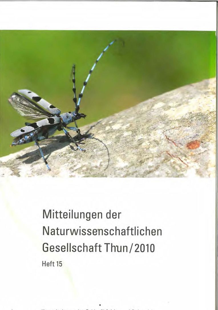 Mitteilungen der NGT 2010 - Heft 15
