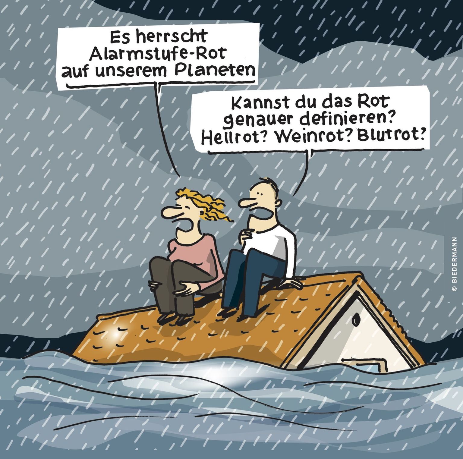 ProClim Flash 76: Cartoon von Christoph Biedermann