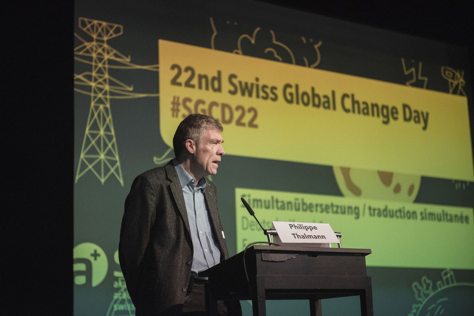 #SGCD22: Philippe Thalmann, President of ProClim, is inaugurating the 22nd Swiss Global Change Day