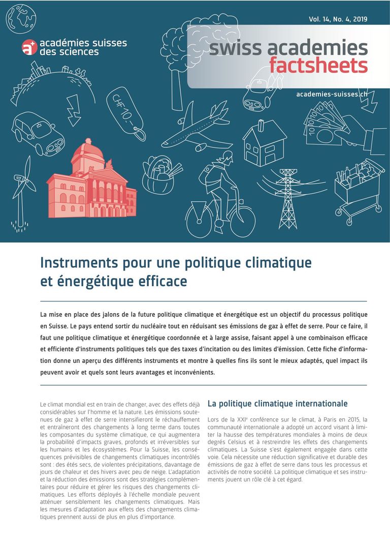 Instruments pour une politique climatique et énergétique efficace