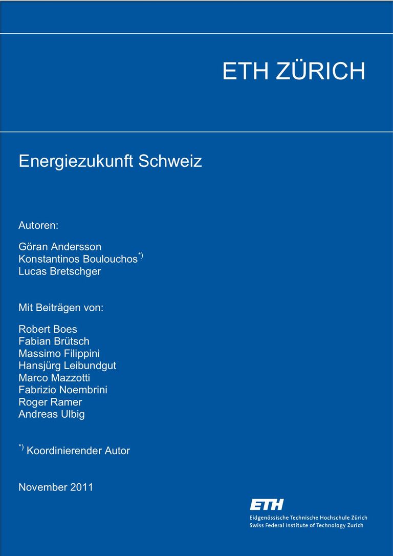 Download Energiezukunft Schweiz: ETH-Studie zur Energiezukunft Schweiz