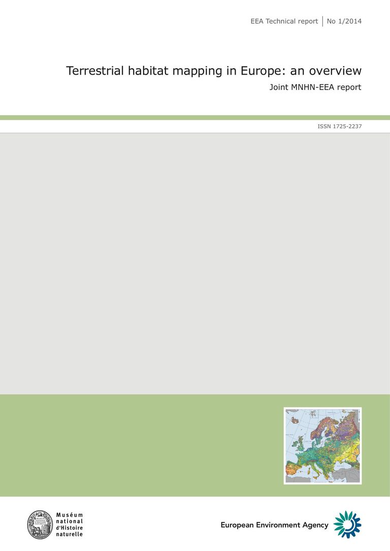 Terrestrial habitat mapping in Europe - an overview PDF: Mapping habitats to describe ecosystems