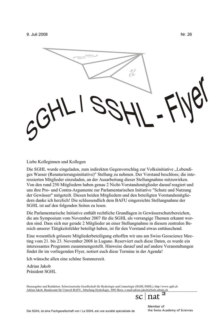 SGHL / SSHL Flyer 26