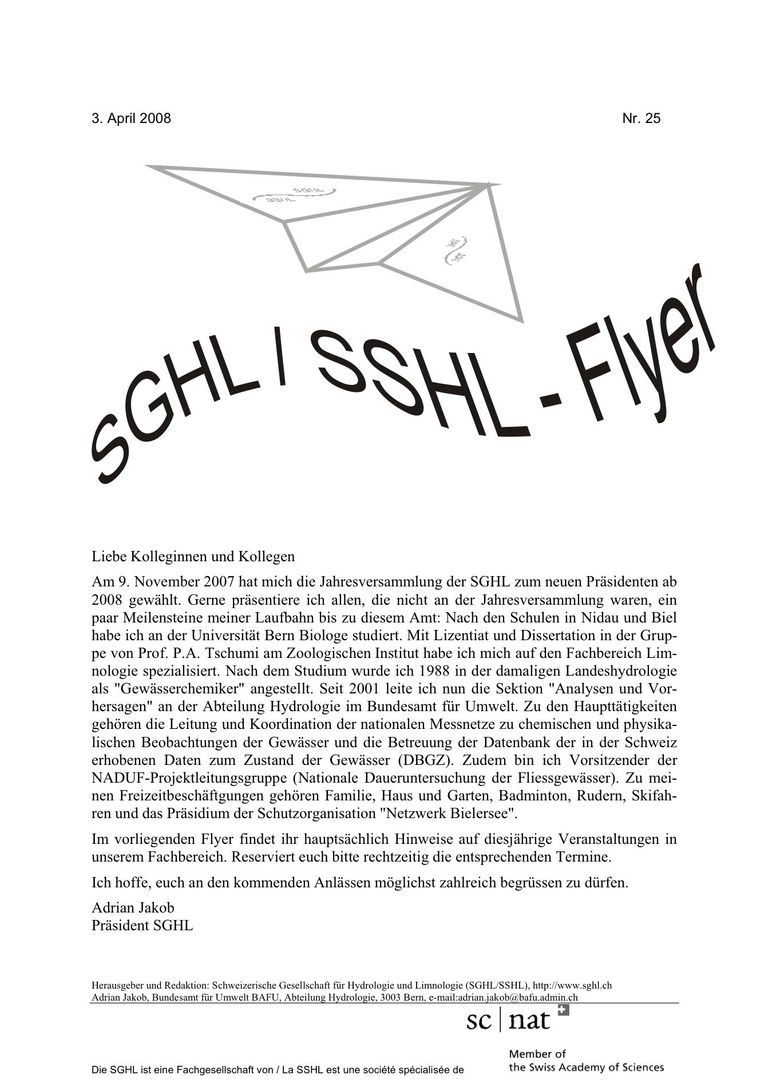 SGHL / SSHL Flyer 25