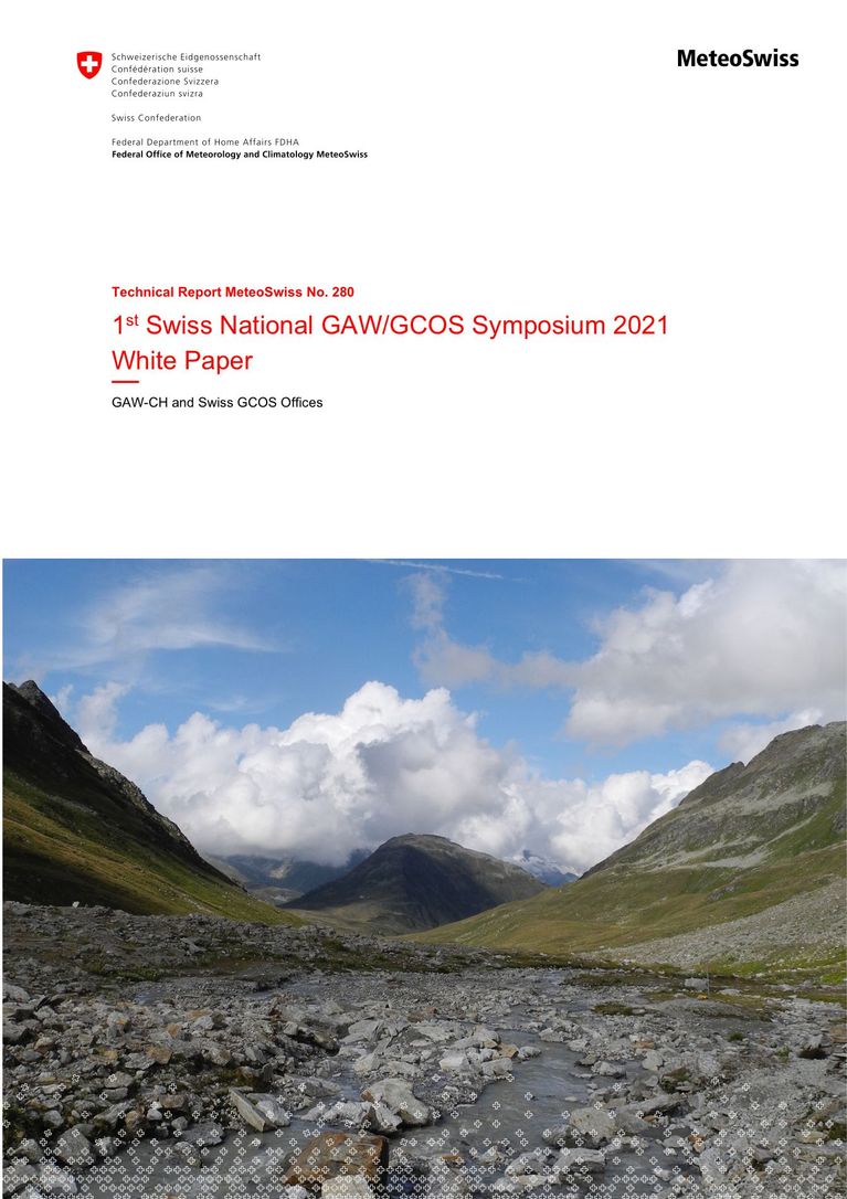 1st Swiss National GAW/GCOS Symposium 2021 White Paper