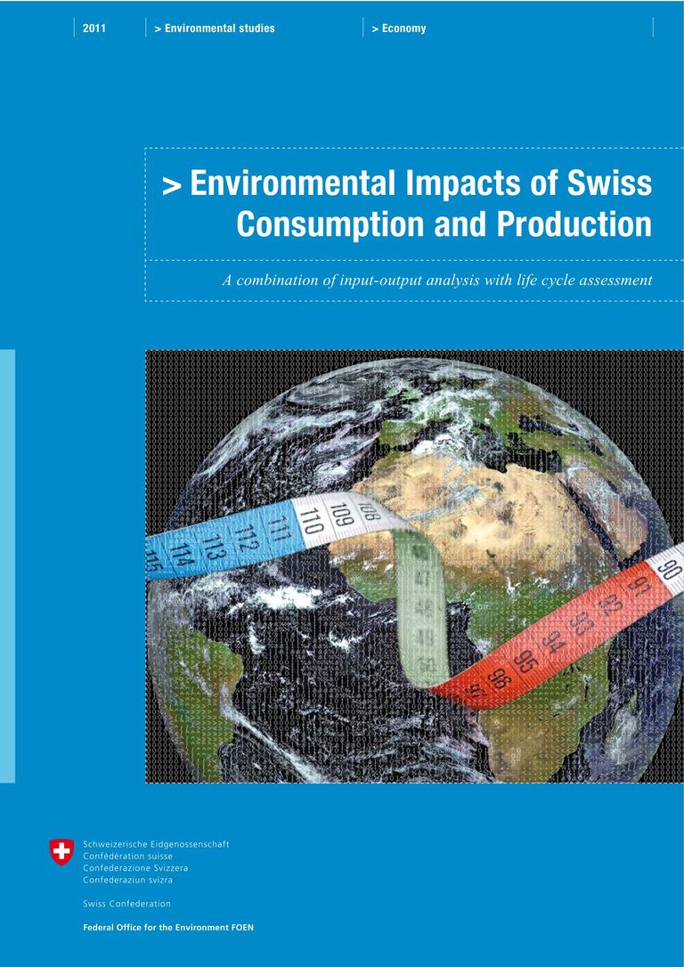 Download of the report: Environmental Impacts of Swiss Consumption and Production