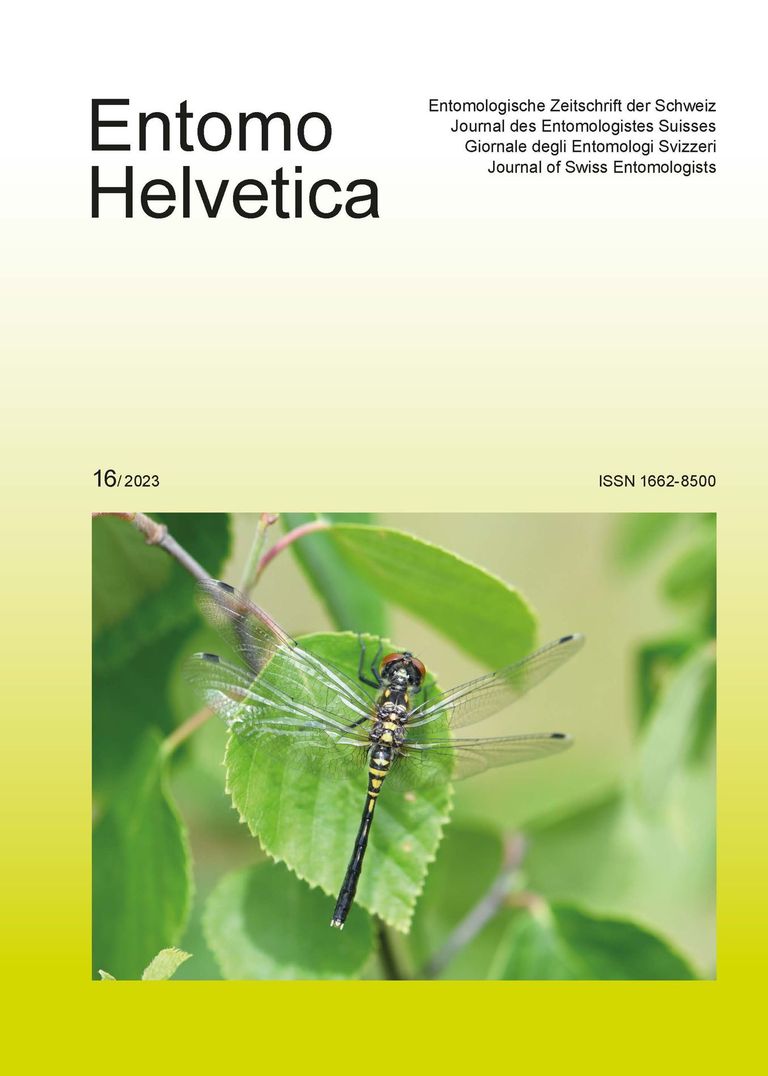Titelseite Entomo Helvetica 16/2023