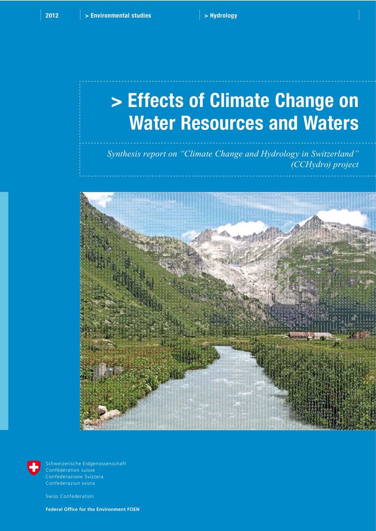 Effects of climate change on water resources and watercourses