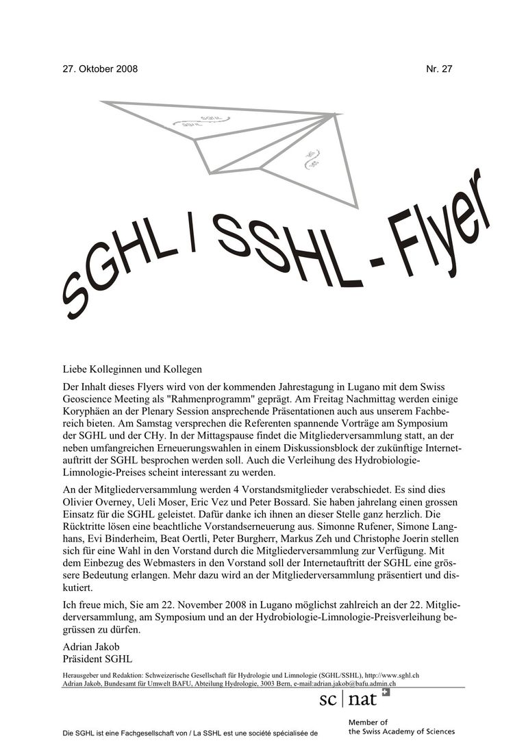 SGHL / SSHL Flyer 27