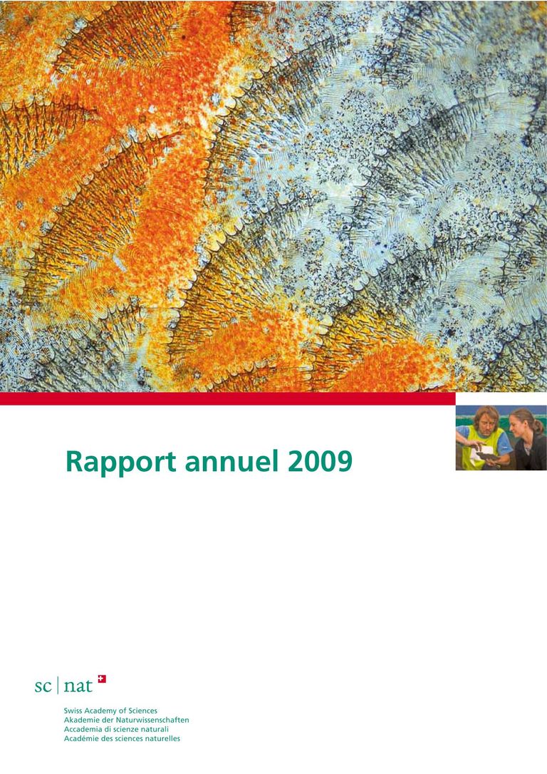 SCNAT Rapport annuel 2009