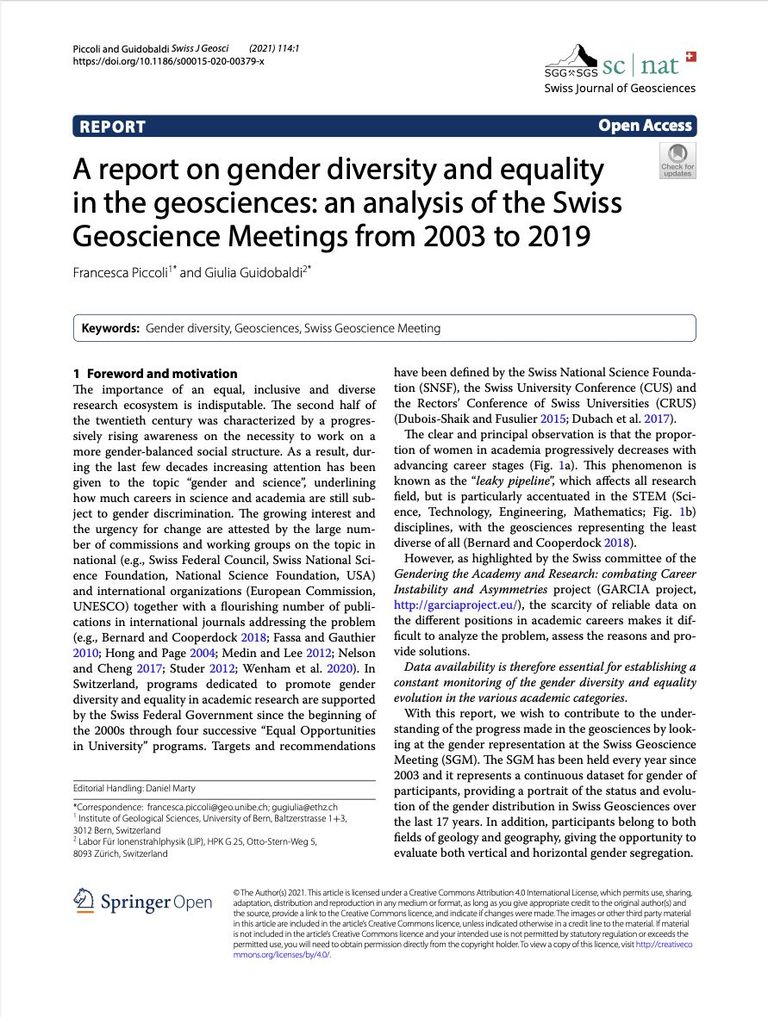 SGM Report on Diversity