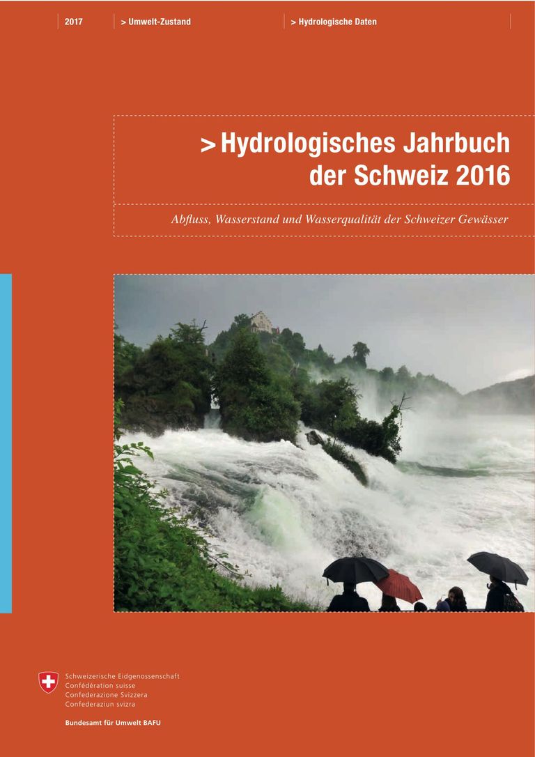Hydrologisches Jahrbuch der Schweiz 2016