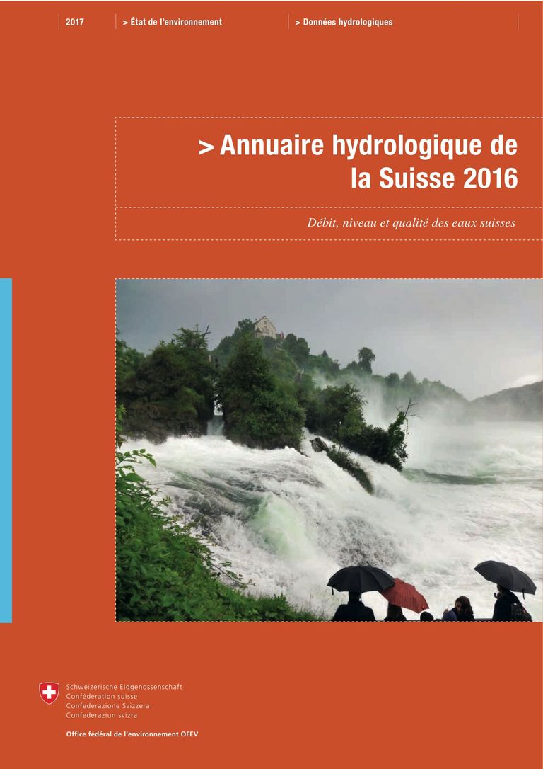 Annuaire hydrologique de la Suisse 2016
