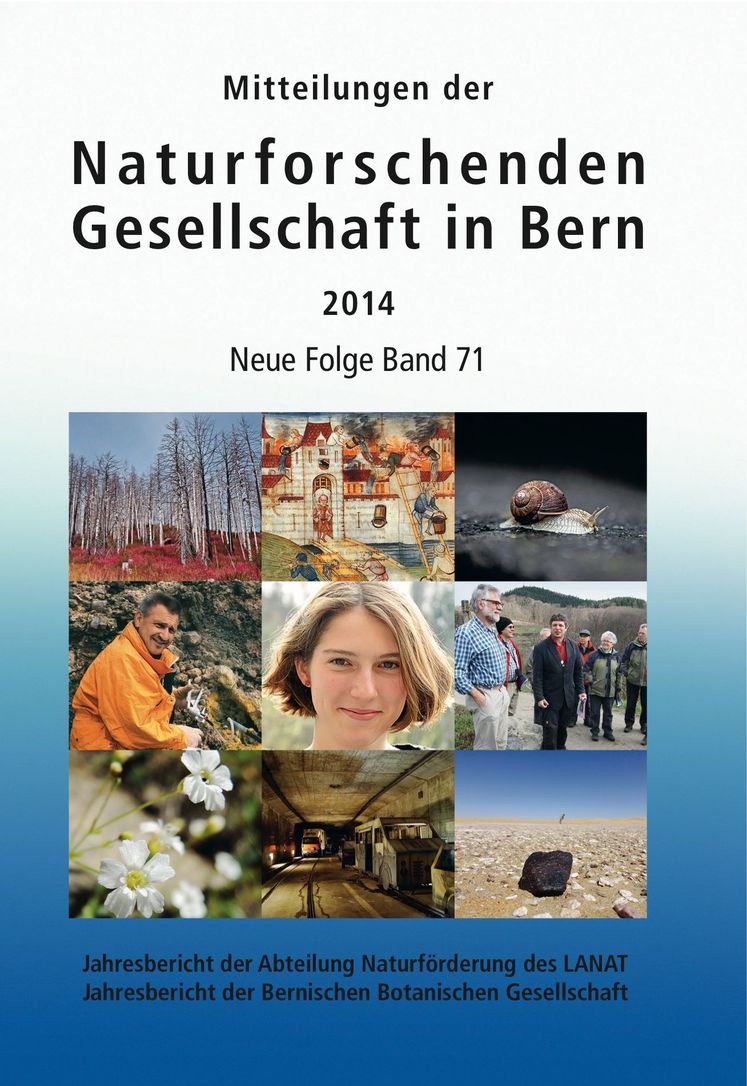 Mitteilungen 2014 Neue Folge Band 71 (Gesamtausgabe)