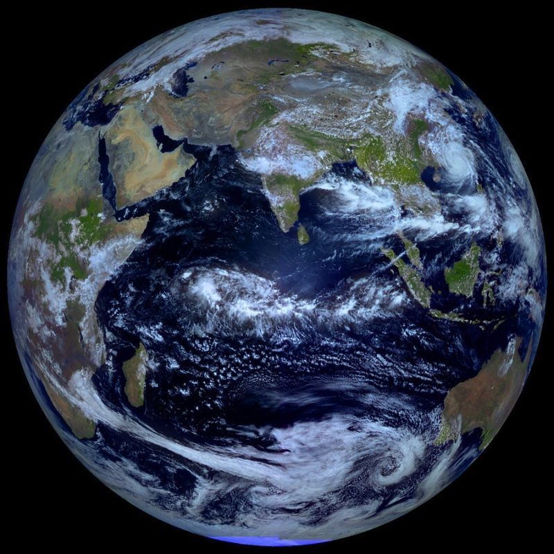 Earth view from the Russian meteorological satellite Elektro-L