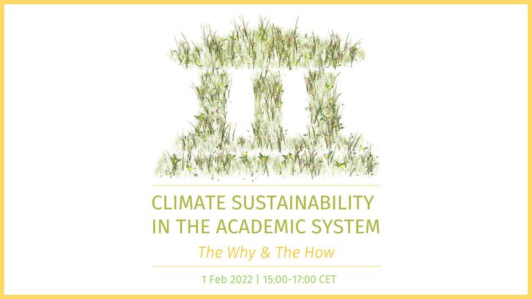 ALLEA panel discussion "Climate sustainability in the academic system"