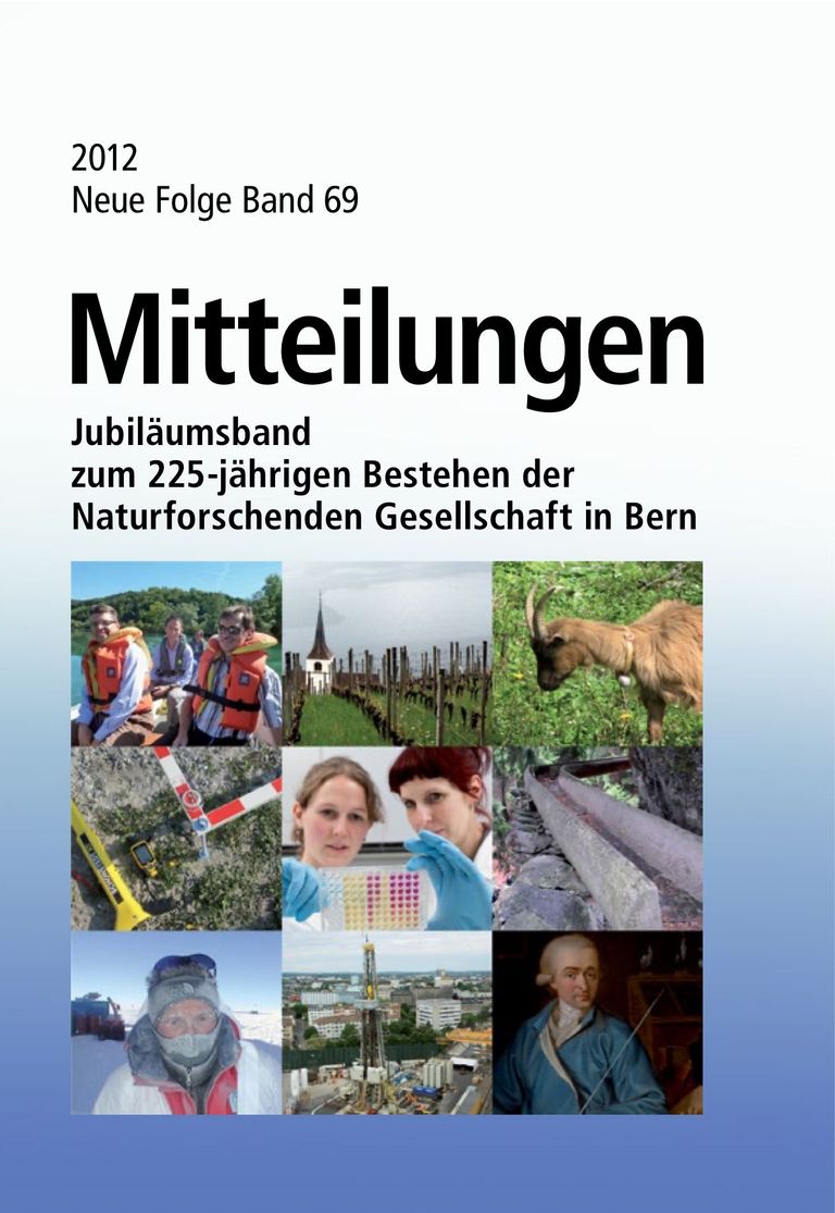 Mitteilungen 2012 Neue Folge Band 69 (Gesamtausgabe)