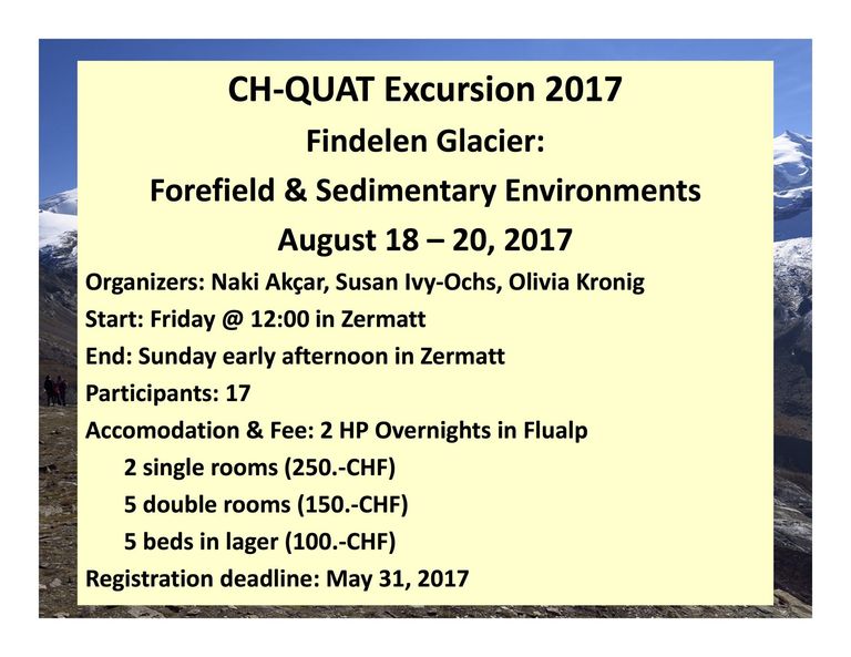 CH-QUAT Exkursion 2017 Programm