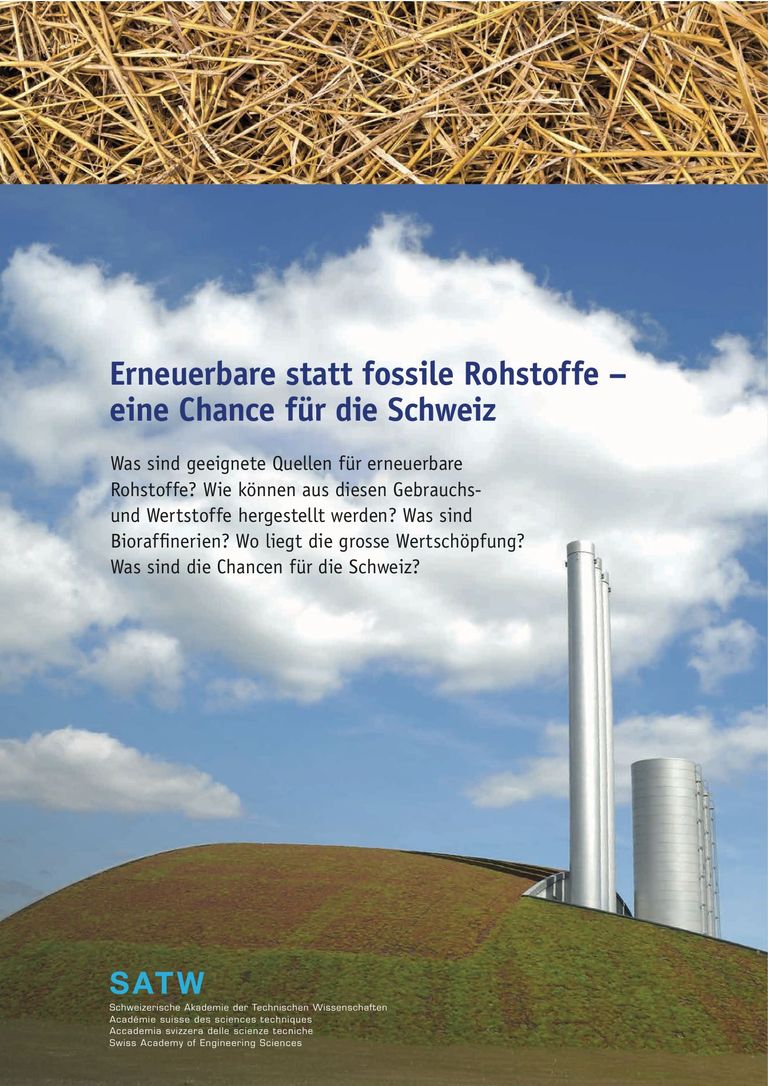 SATW (2015) Erneuerbare statt fossile Rohstoffe - eine Chance für die Schweiz
