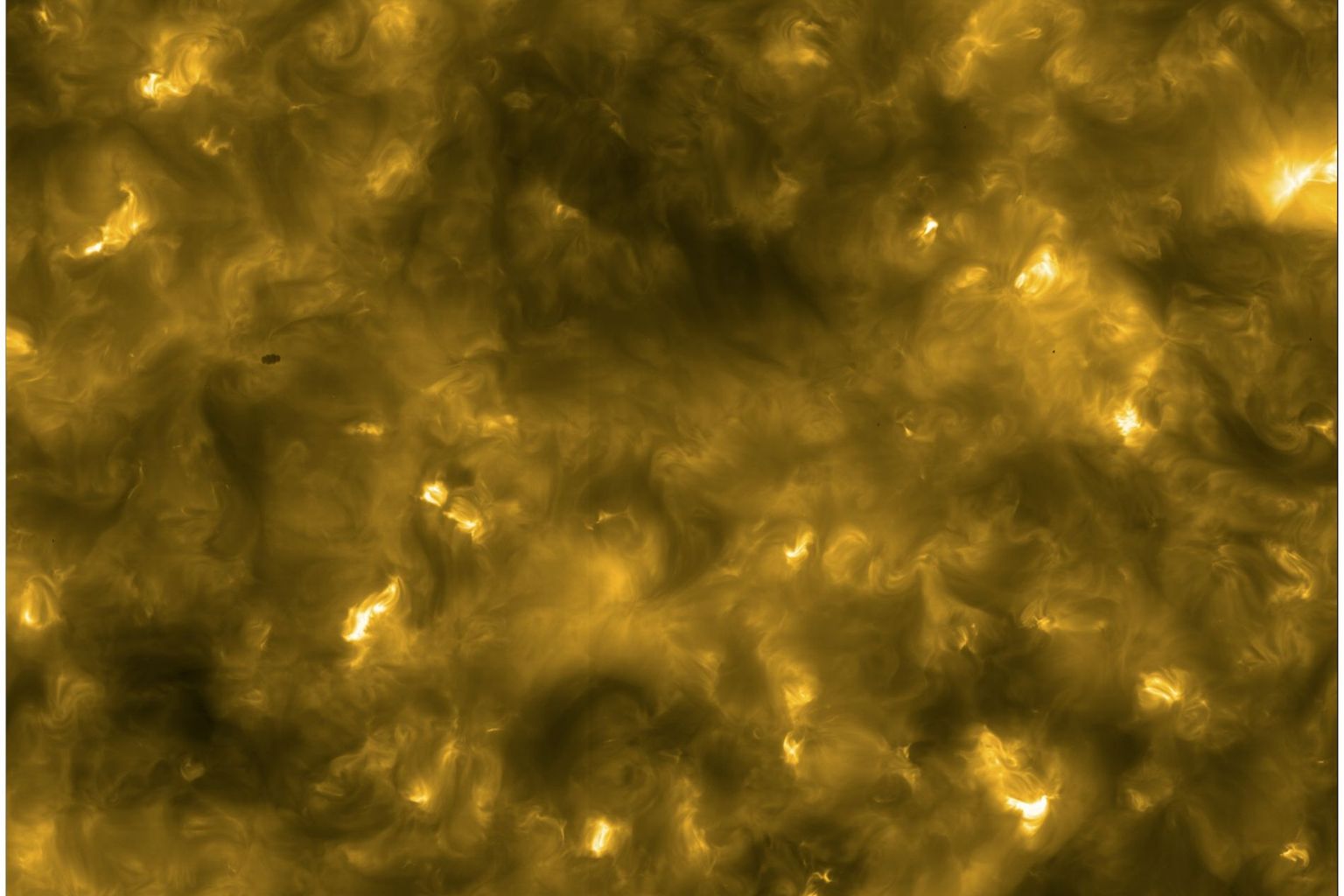 Image de l'atmosphère extérieure du Soleil prise par le satellite Solar Orbiter.