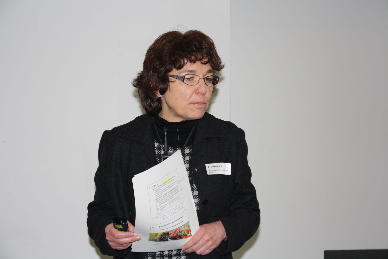 Eva Reinhard, directrice suppléante de l’Office fédéral de l’agriculture