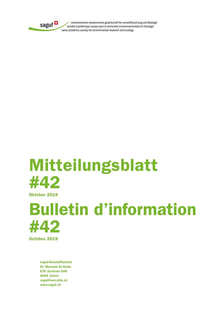 saguf-Mitteilungsblatt Nr. 42 (2019)