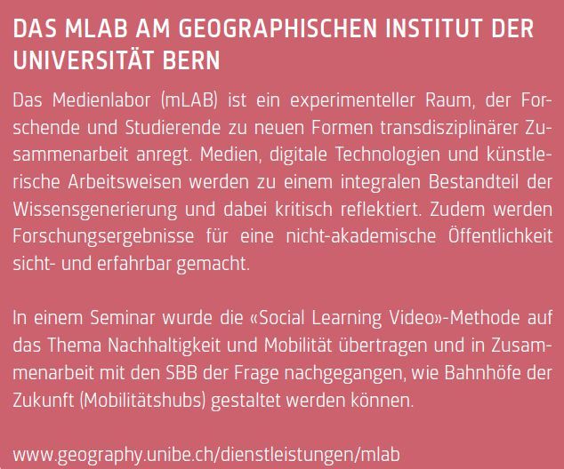 Das MLAB am Geographischen Institut der Universität Bern