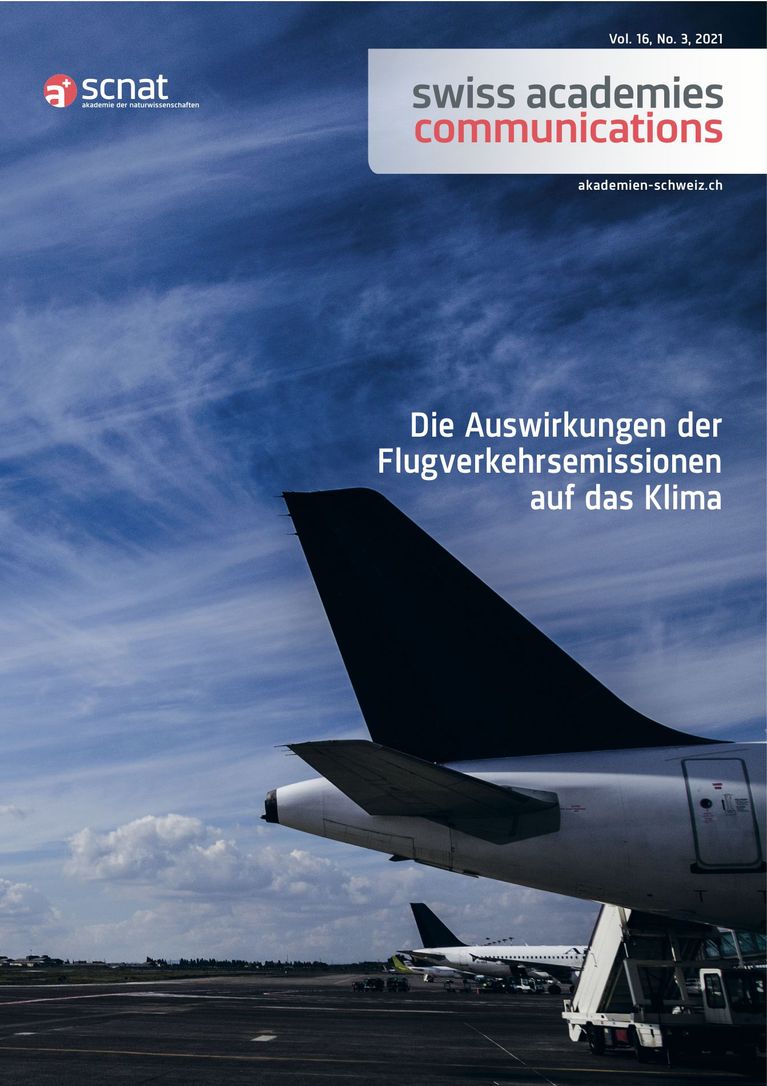 Neu U (2021) Die Auswirkungen der Flugverkehrsemissionen auf das Klima. Swiss Academies Communications 16 (3).