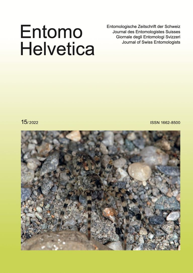 Titelbild Entomo Helvetica Ausgabe 15