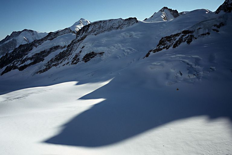 glacier neige montagnes alpes