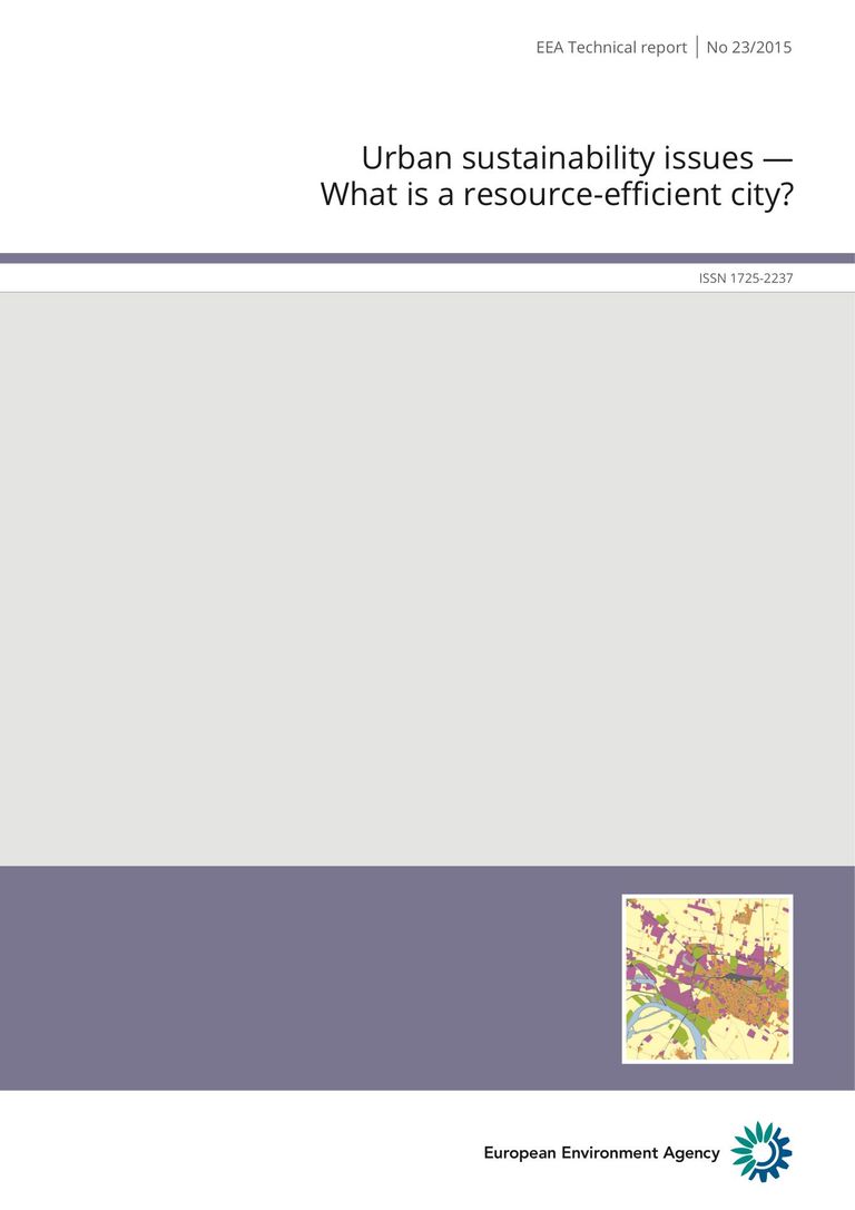 Urban sustainability issues - What is a resource-efficient city?