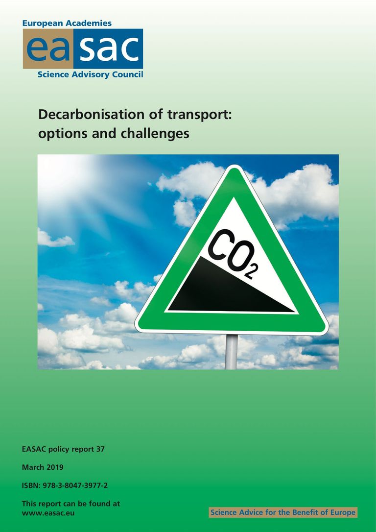 Decarbonisation of transport: options and challenges