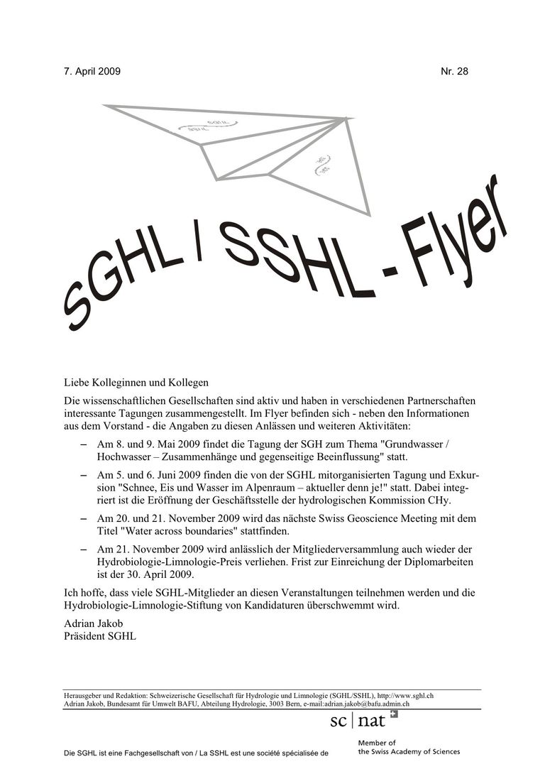 SGHL / SSHL Flyer 28