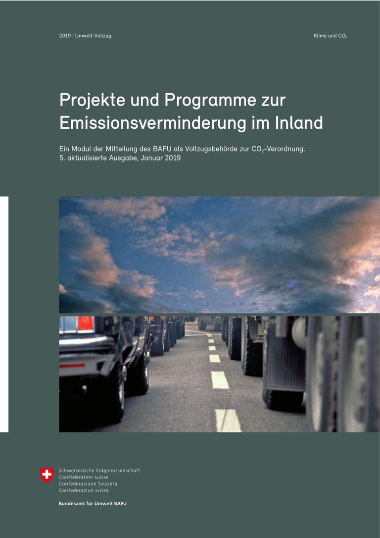 Projekte und Programme zur Emissionsverminderung im Inland