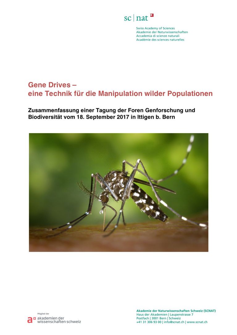 Tagungsbericht (2018) Gene Drives - eine Technik für die Manipulation wilder Populationen