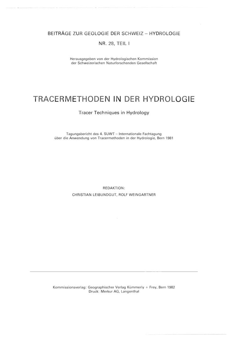 Nr.28_Tracemethoden_Hydrologie_Teil1