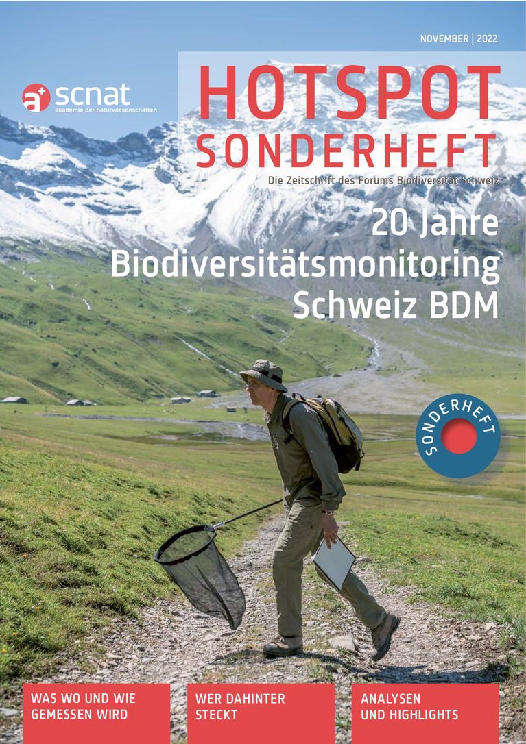 HOTSPOT BDM 20 Jahre Biodiversitätsmonitoring Schweiz BDM